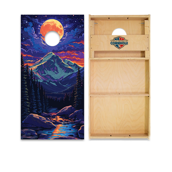 World Series of Cornhole Official 2' x 4' Professional Cornhole Board Runway 2402P - Rocky Mountain National Park