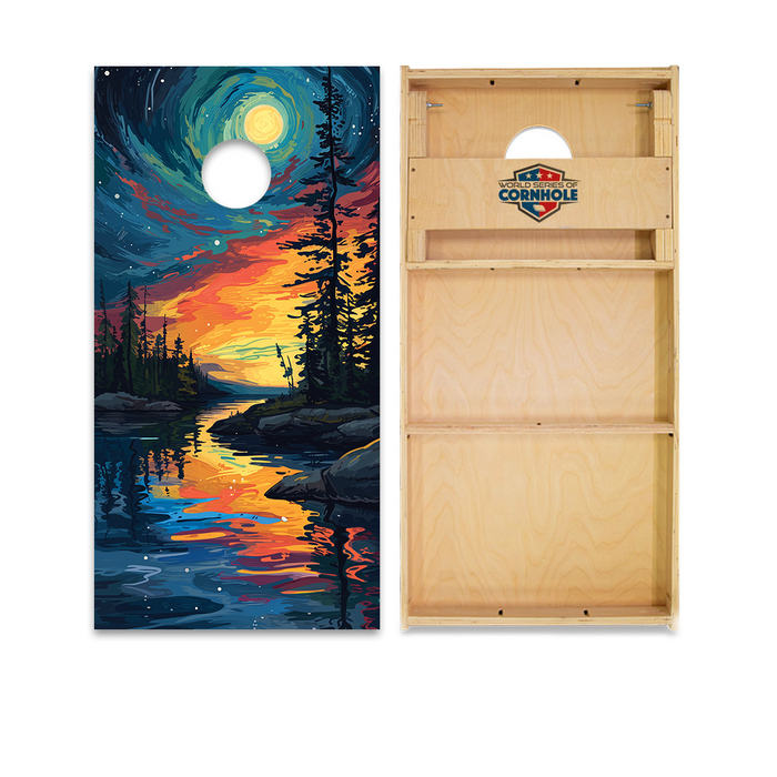 World Series of Cornhole Official 2' x 4' Professional Cornhole Board Runway 2402P - Voyageurs National Park