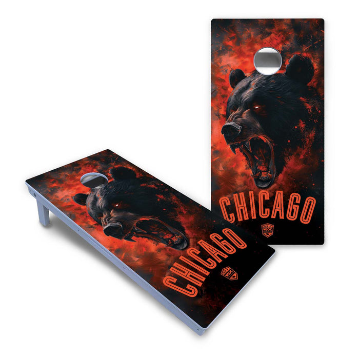 World Series of Cornhole Board Official All-Weather - Chicago Bears