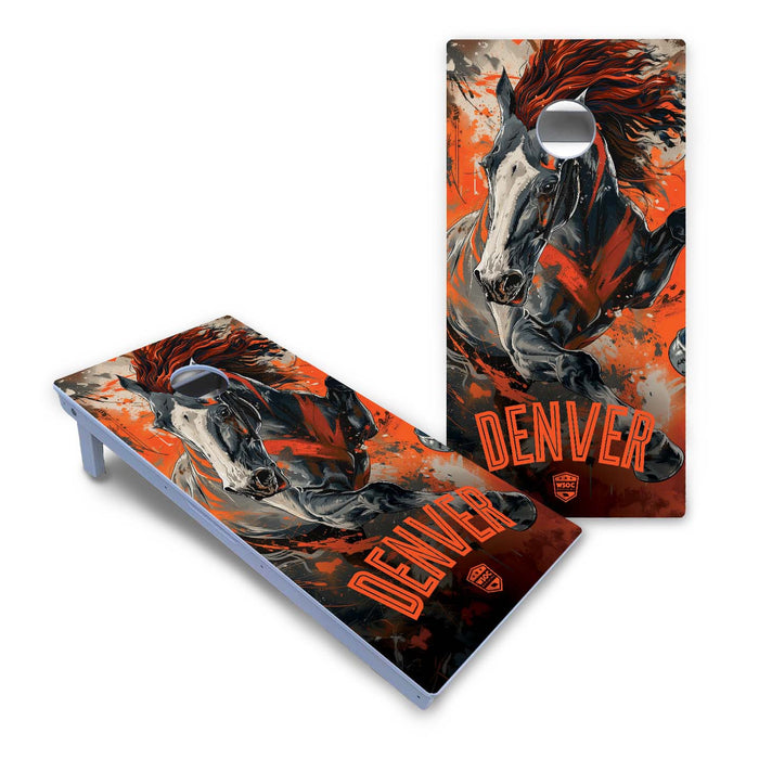 World Series of Cornhole Board Official All-Weather - Denver Broncos