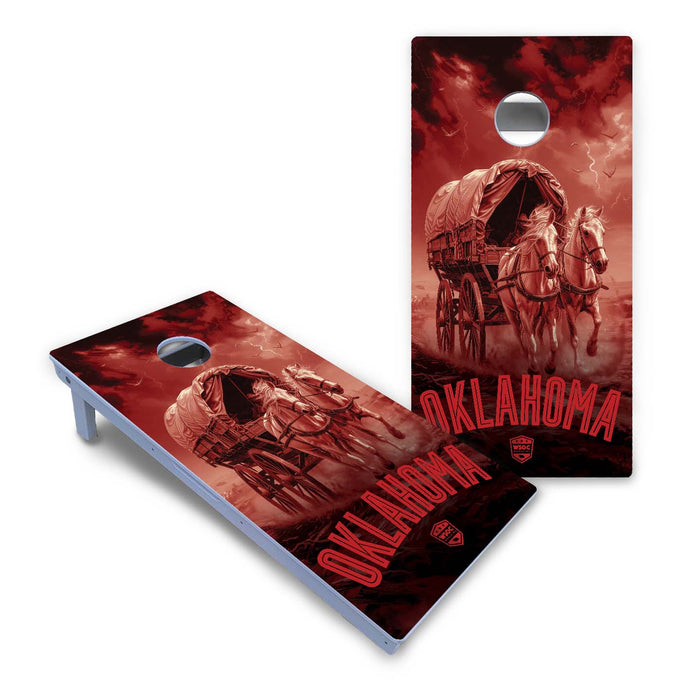World Series of Cornhole Board Official All-Weather - Oklahoma University Sooners