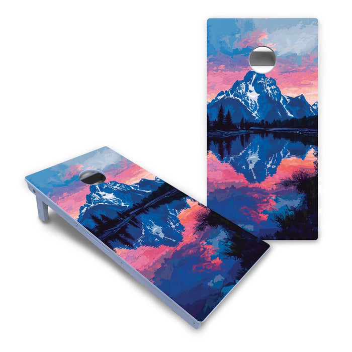 World Series of Cornhole Board Official All-Weather - Grand Teton National Park at Night