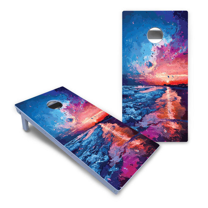World Series of Cornhole Board Official All-Weather - Gulf Shores National Park at Night