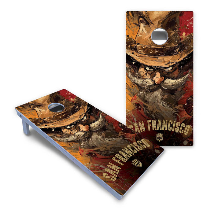 World Series of Cornhole Board Official All-Weather - San Francisco 49ers