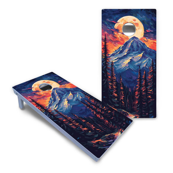 World Series of Cornhole Board Official All-Weather - Mount Olympus National Park at Night