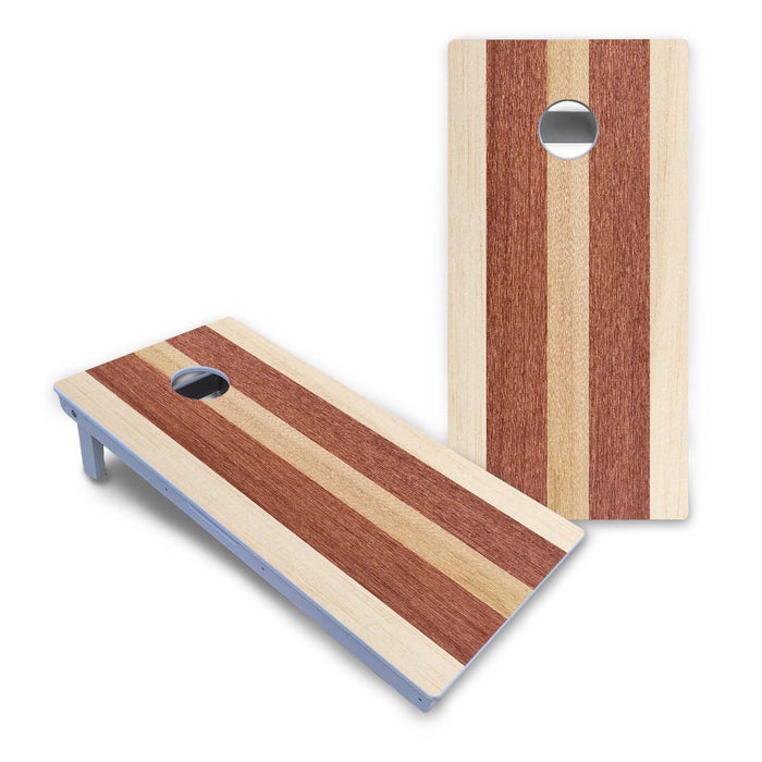 World Series of Cornhole Board Official All-Weather - Striped Woody