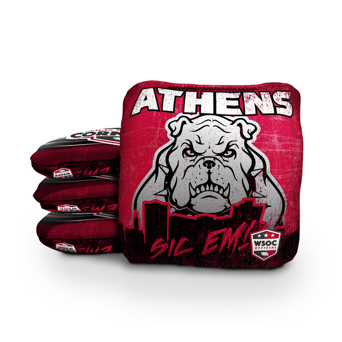 Georgia Bulldogs Athens - 6 Inch WSOC Official Pro Cornhole Bags