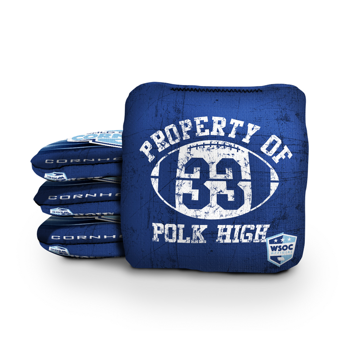 Polk High - 6 Inch WSOC Official Pro Cornhole Bags