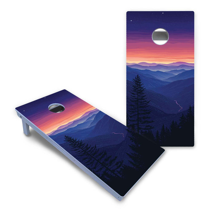 World Series of Cornhole Board Official All-Weather - Great Smoky Mountains National Park at Night