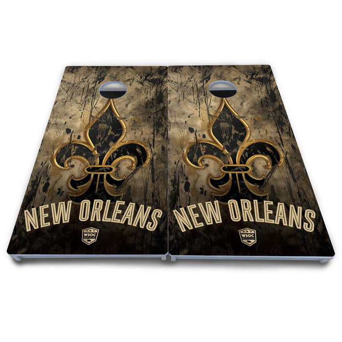 World Series of Cornhole Board Official All-Weather - New Orleans Saints