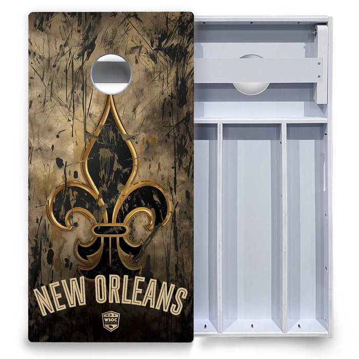 World Series of Cornhole Board Official All-Weather - New Orleans Saints