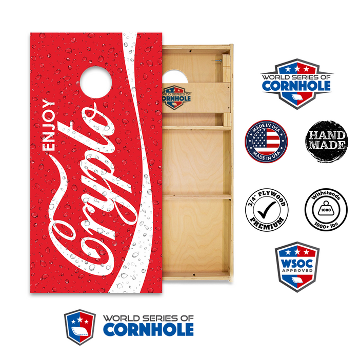 World Series of Cornhole Official 2' x 4' Professional Cornhole Board Runway 2402P - Enjoy Crypto