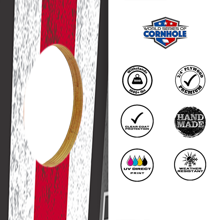 World Series of Cornhole Official 2' x 4' Professional Cornhole Board Runway 2402P - O-H-I-O