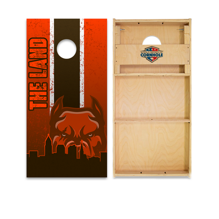 World Series of Cornhole Official 2' x 4' Professional Cornhole Board Runway 2402P - The Land