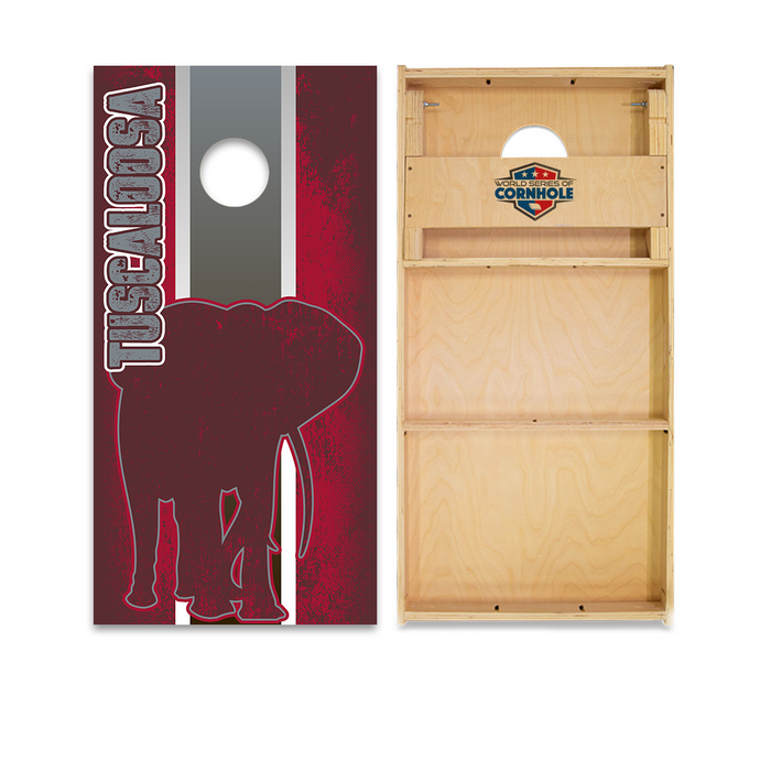 World Series of Cornhole Official 2' x 4' Professional Cornhole Board Runway 2402P - Tuscaloosa