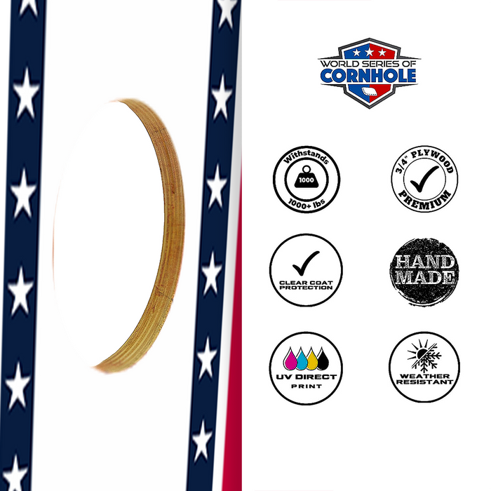 World Series of Cornhole Official 2' x 4' Professional Cornhole Board Runway 2402P - MAGA