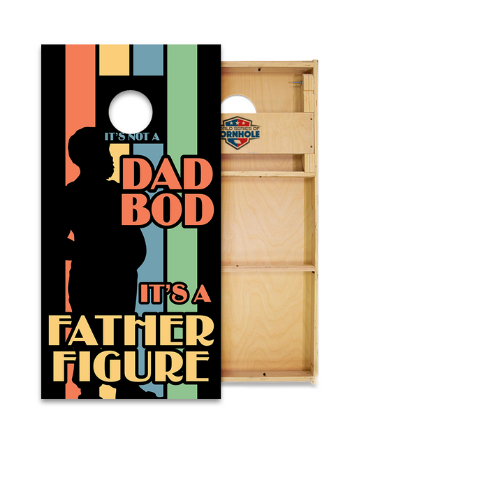 World Series of Cornhole Official 2' x 4' Professional Cornhole Board Runway 2402P - Dad Bod
