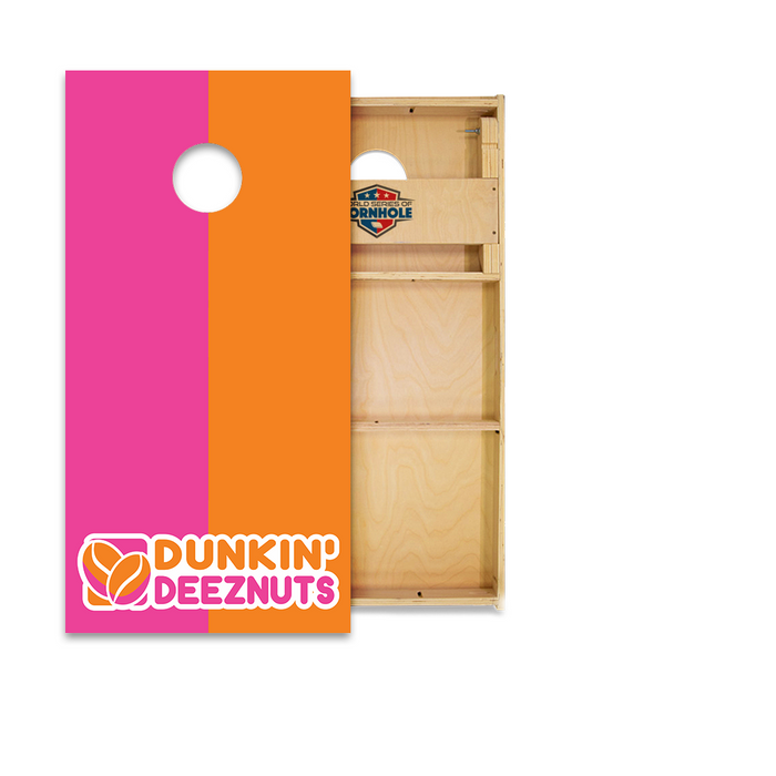 World Series of Cornhole Official 2' x 4' Professional Cornhole Board Runway 2402P - Dunkin Deeznuts