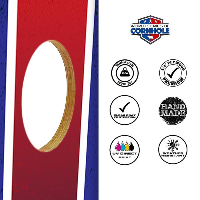 World Series of Cornhole Official 2' x 4' Professional Cornhole Board Runway 2402P - You Free Tonight