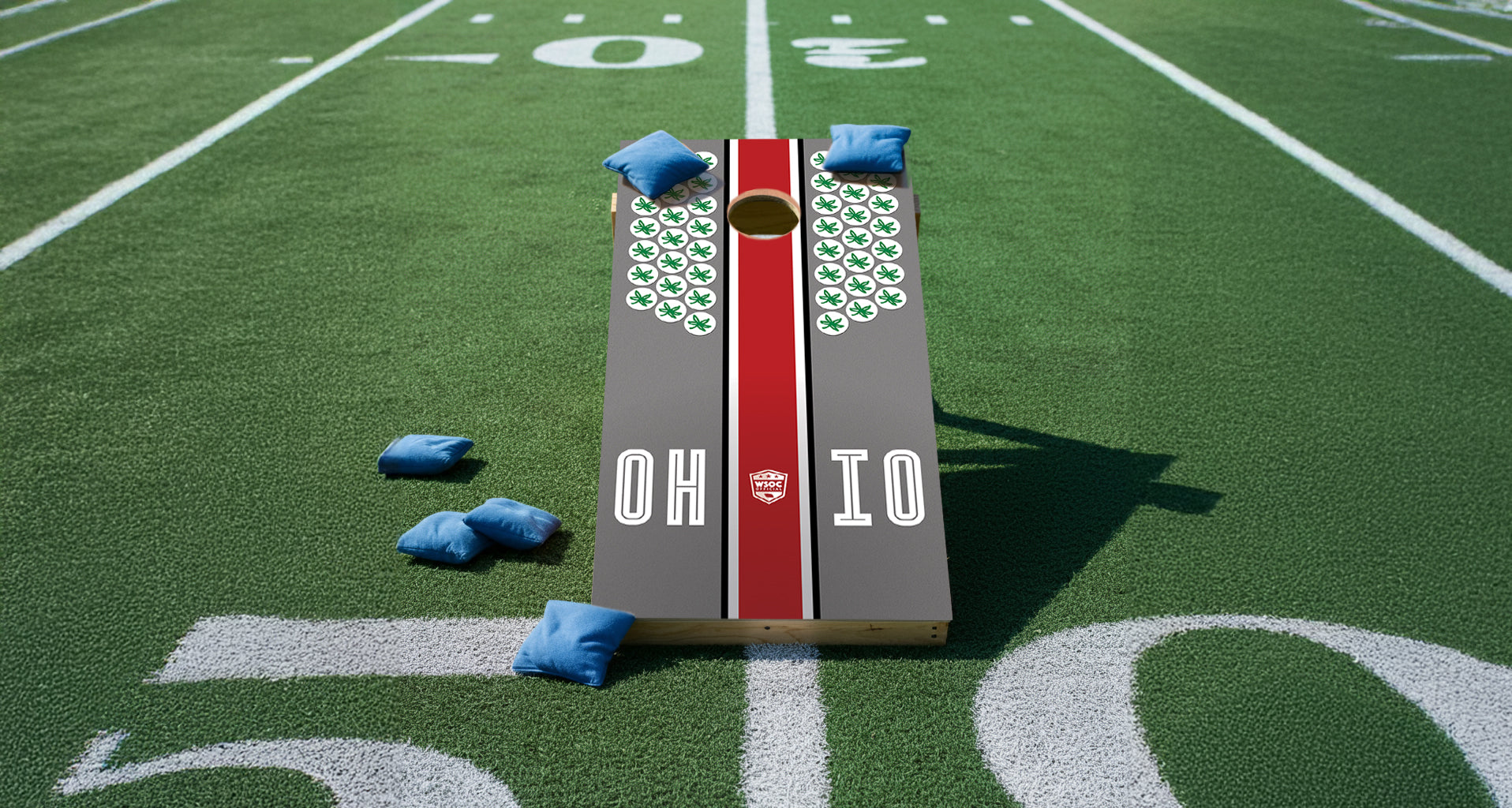 Ohio State Cornhole Bags and Boards