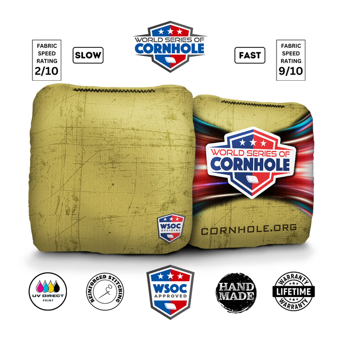 World Series of Cornhole Official 6-IN Professional Cornhole Bag Rapter - Simple