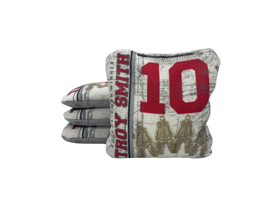 Ohio State Troy Smith #10 - 6 Inch WSOC Official Pro Cornhole Bags