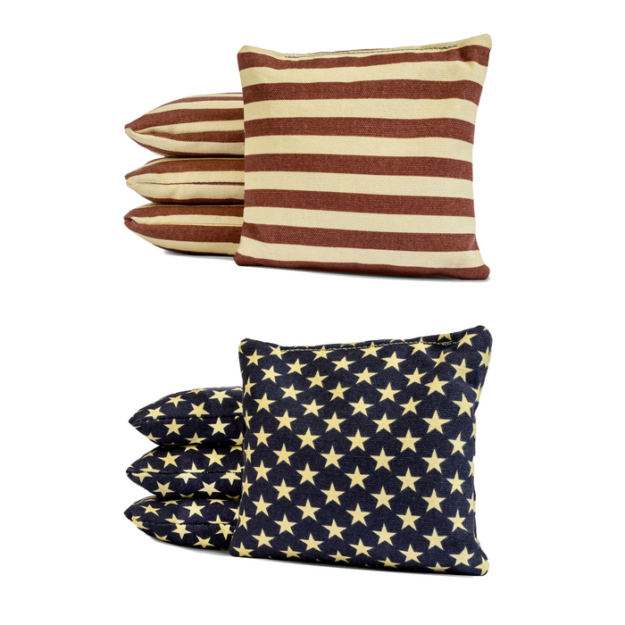 Set of 8 Regulation Duck Cloth Cornhole Bags - All Weather Resin