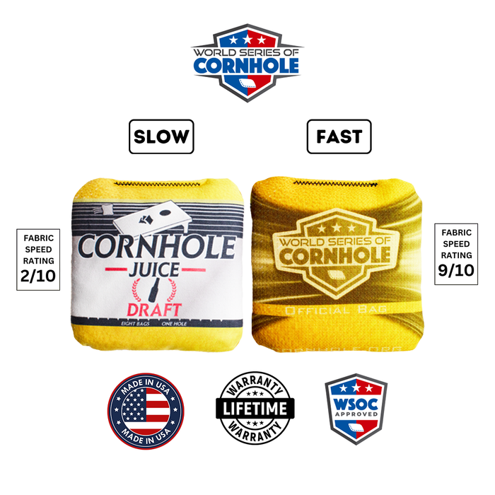 World Series of Cornhole 6-IN Professional Cornhole Bag Rapter - Cornhole Juice