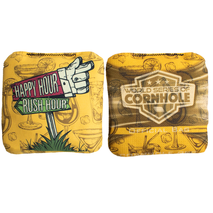 World Series of Cornhole 6-IN Professional Cornhole Bag Rapter - Happy Hour