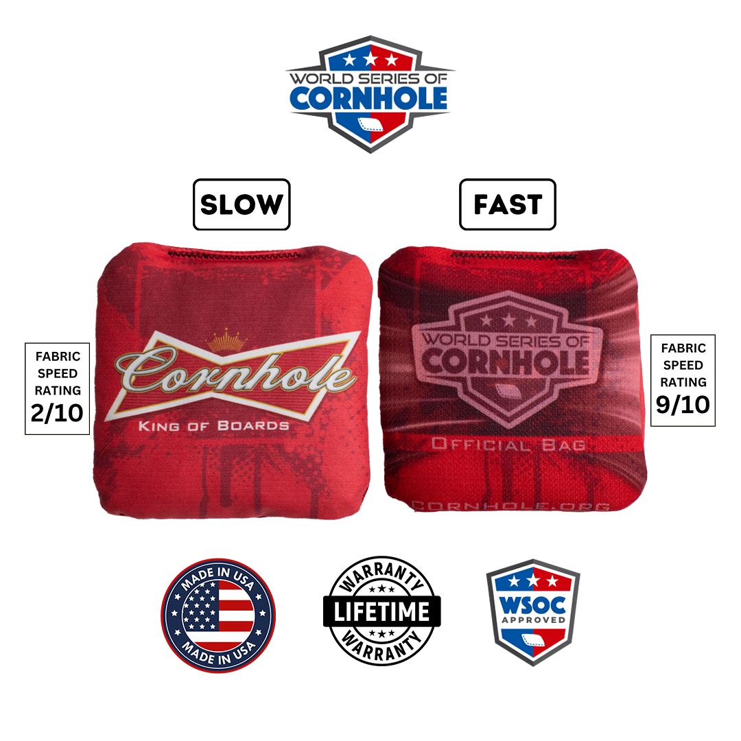 World Series of Cornhole 6-IN Professional Cornhole Bag Rapter - King of Boards