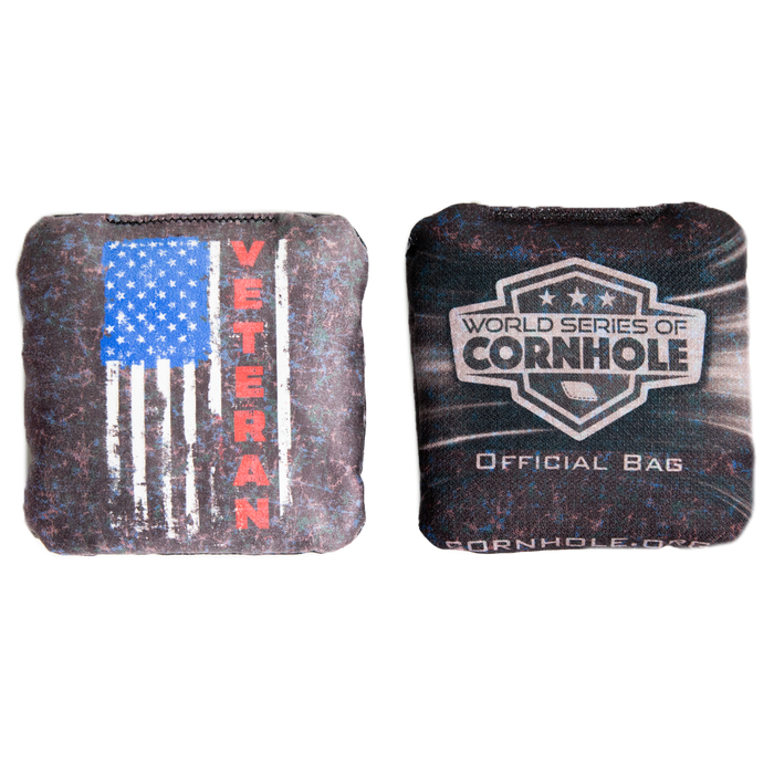 US Veteran Flag - 6 Inch WSOC Official Pro Cornhole Bags