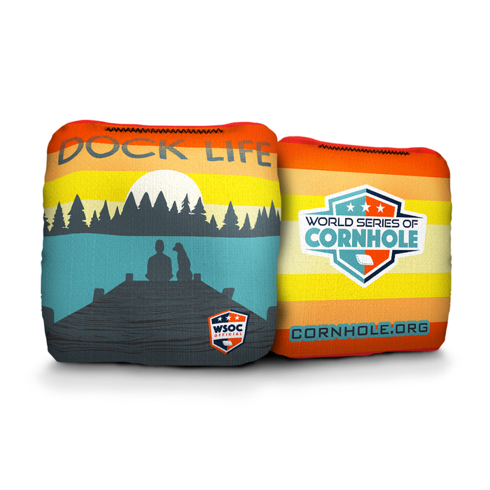 World Series of Cornhole 6-IN Professional Cornhole Bag Rapter - Dock Life