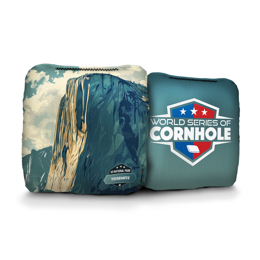 World Series of Cornhole 6-IN Professional Cornhole Bag Rapter - National Park - Yosemite