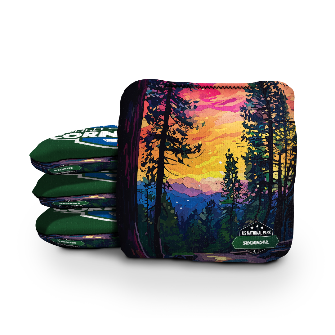 6-IN Professional Cornhole Bag Rapter - National Park - Sequoia
