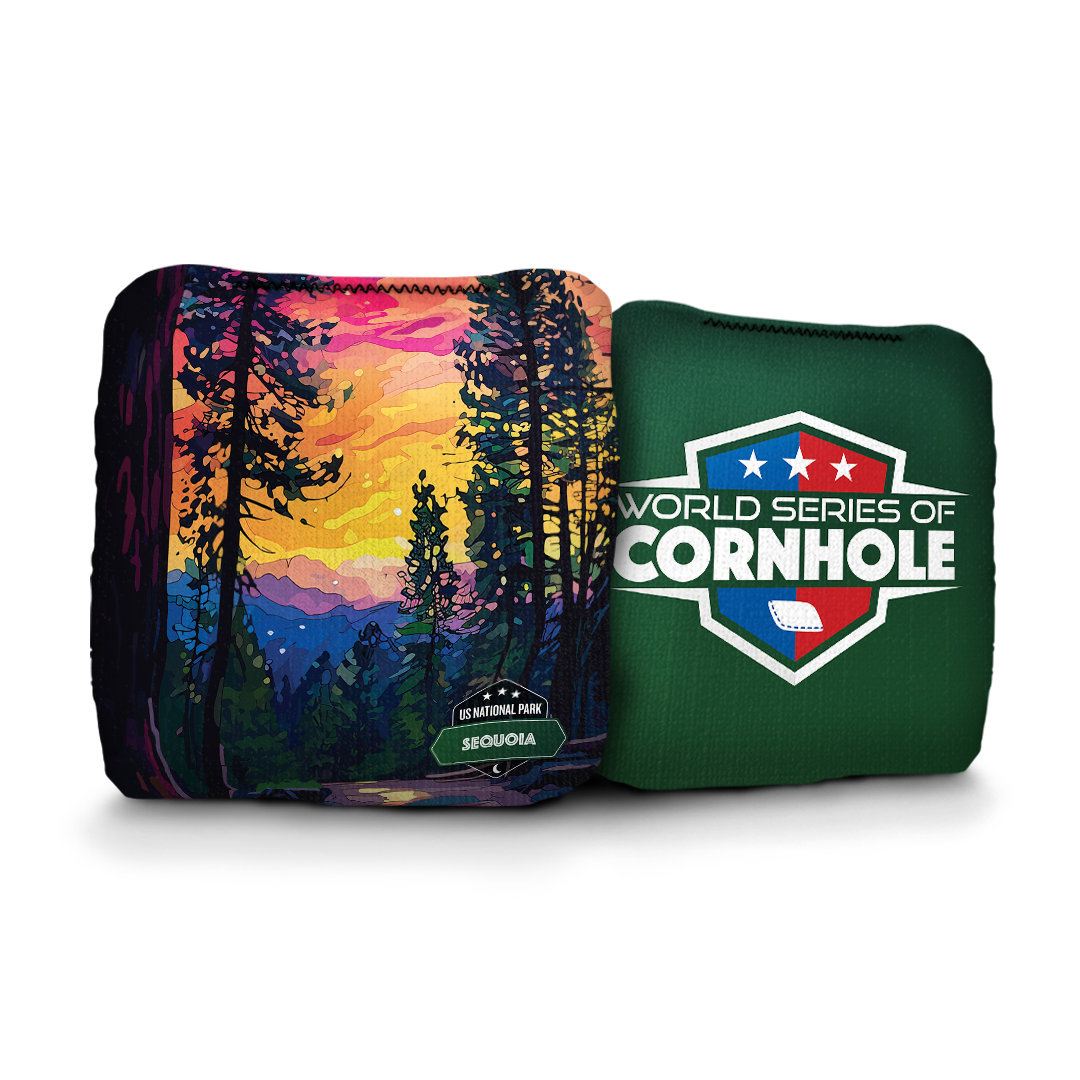 World Series of Cornhole 6-IN Professional Cornhole Bag Rapter - National Park - Sequoia