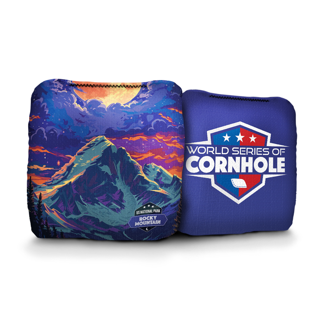 6-IN Professional Cornhole Bag Rapter - National Park - Rocky Mountain