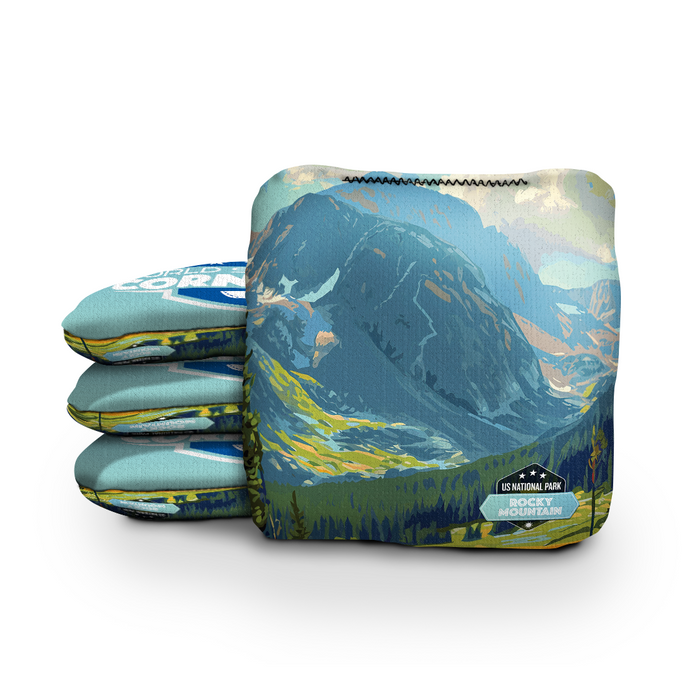 World Series of Cornhole 6-IN Professional Cornhole Bag Rapter - Rocky Mountain National Park