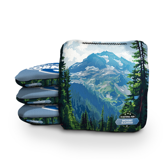 Mt. Rainier National Park - 6 Inch WSOC Official Pro Cornhole Bags