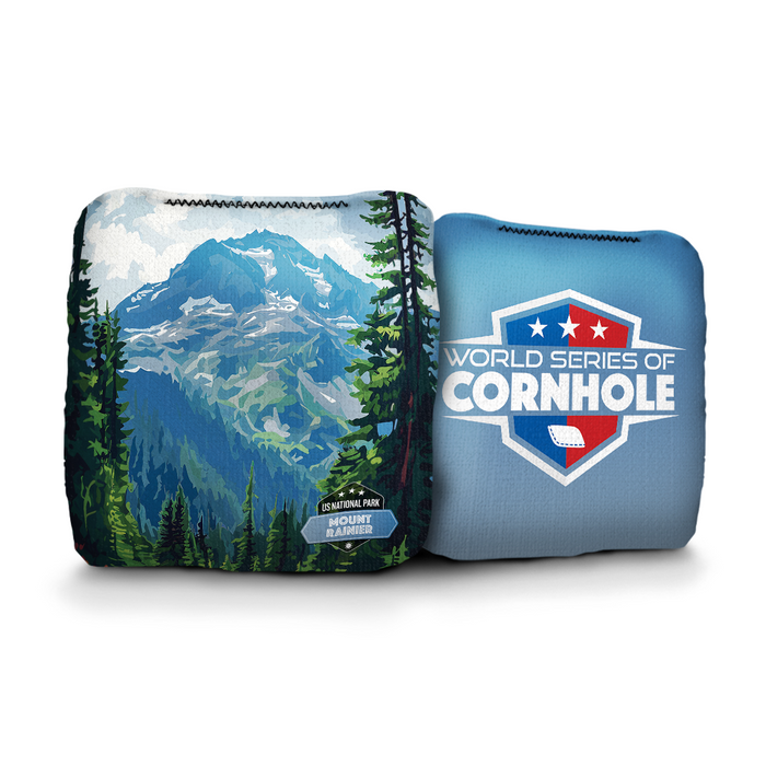 Mt. Rainier National Park - 6 Inch WSOC Official Pro Cornhole Bags