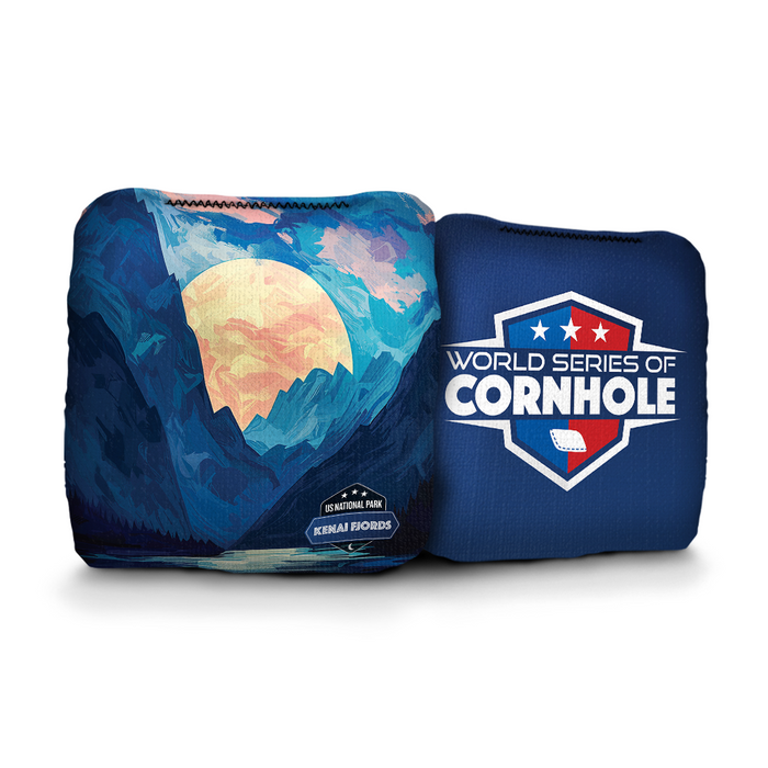 World Series of Cornhole 6-IN Professional Cornhole Bag Rapter - Kenai Fjords National Park