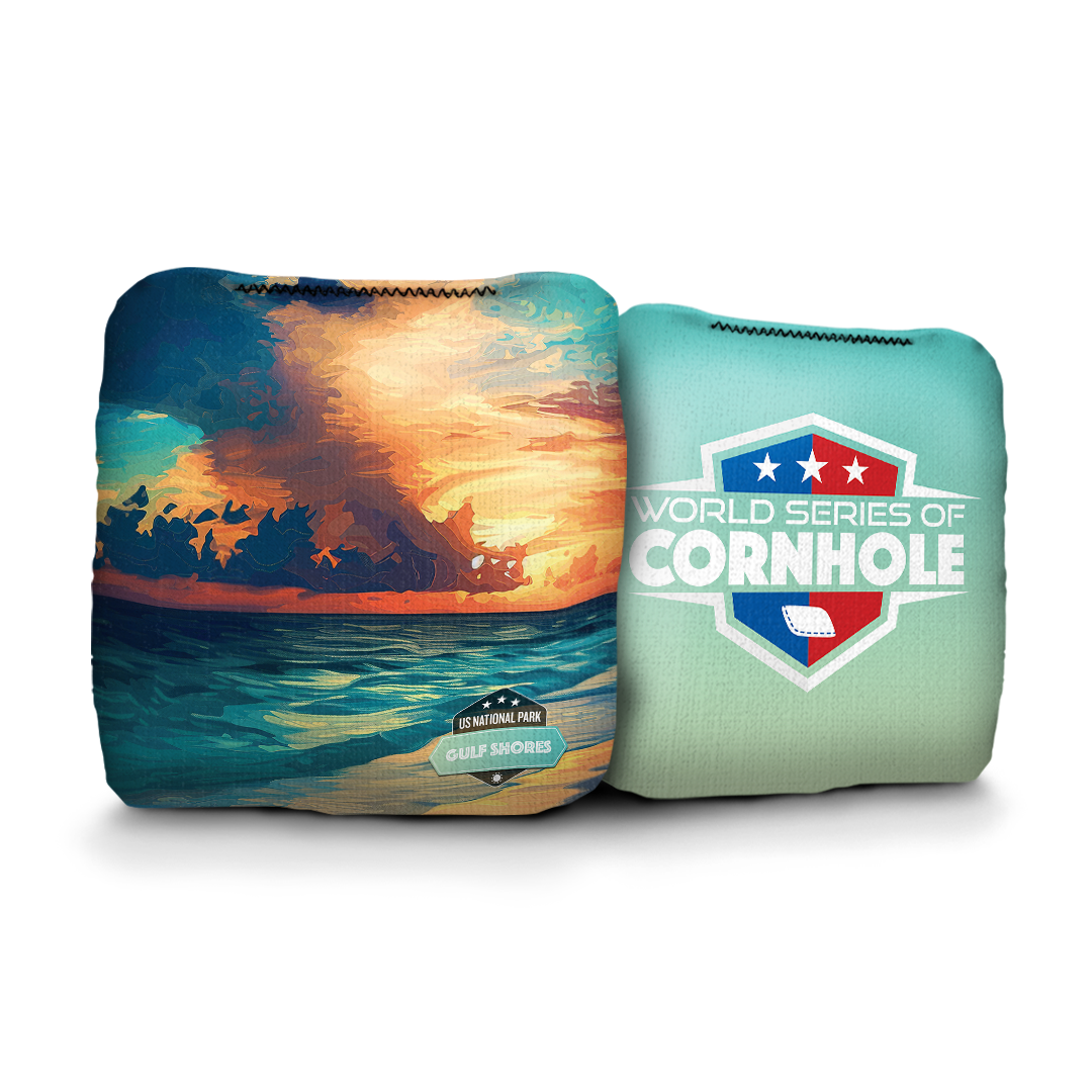 World Series of Cornhole 6-IN Professional Cornhole Bag Rapter - Gulf Shores National Park