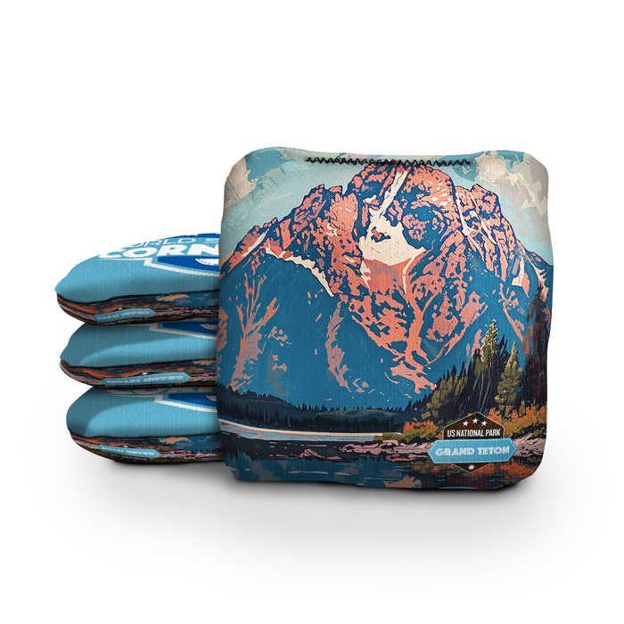 World Series of Cornhole 6-IN Professional Cornhole Bag Rapter - Grand Teton National Park