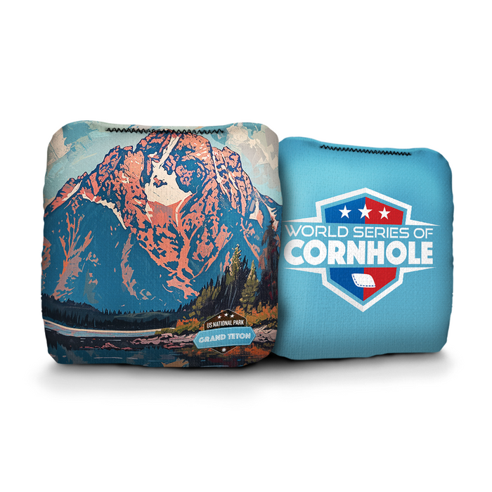 World Series of Cornhole 6-IN Professional Cornhole Bag Rapter - Grand Teton National Park