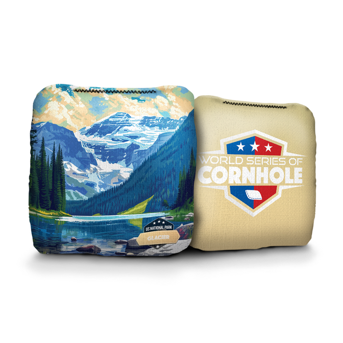 World Series of Cornhole 6-IN Professional Cornhole Bag Rapter - Glacier National Park