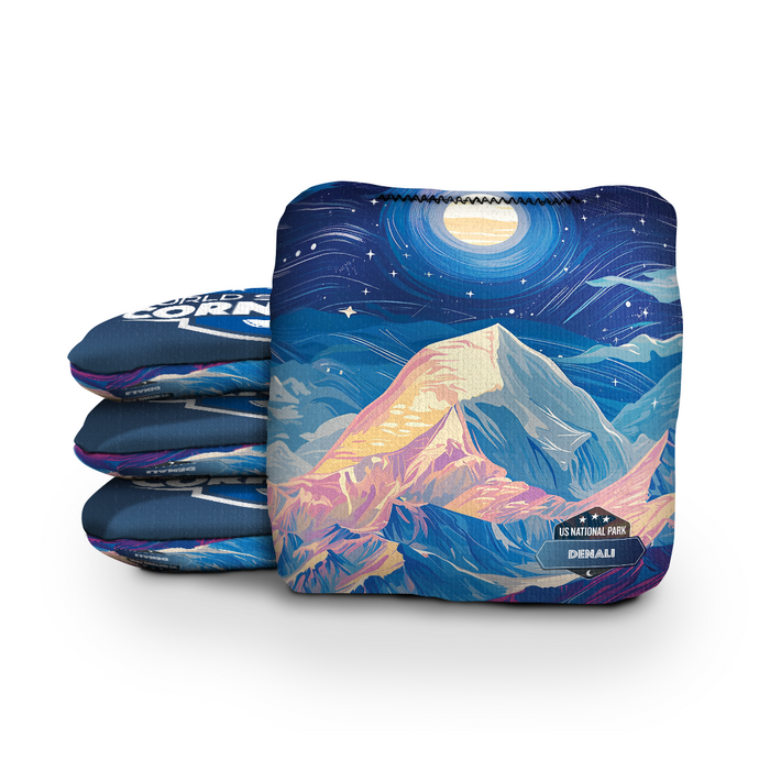 World Series of Cornhole 6-IN Professional Cornhole Bag Rapter - Denali National Park
