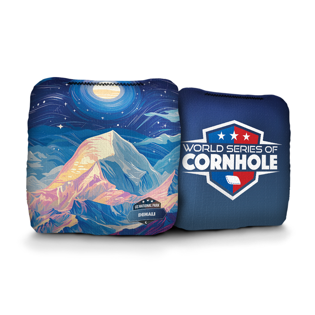World Series of Cornhole 6-IN Professional Cornhole Bag Rapter - National Park - Denali