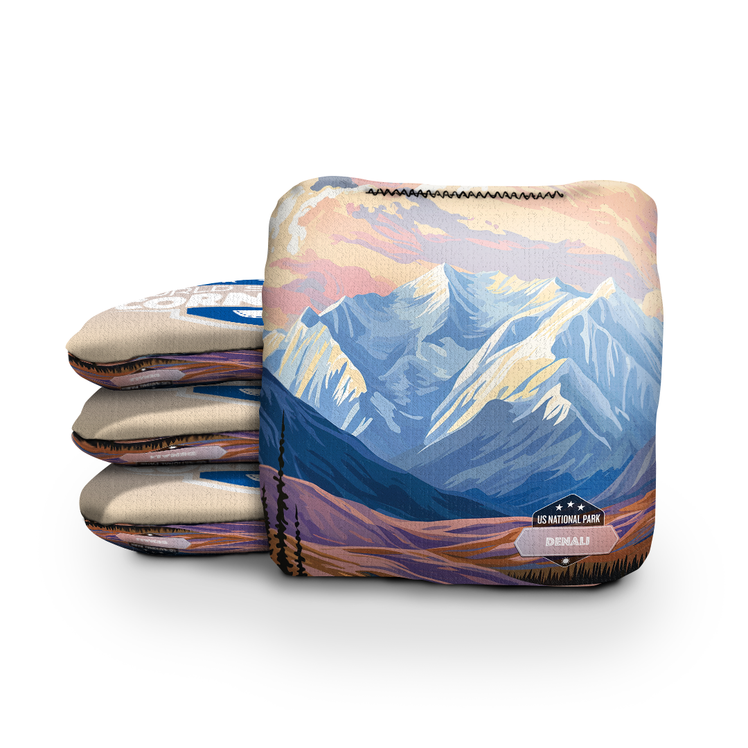 World Series of Cornhole 6-IN Professional Cornhole Bag Rapter - Denali National Park