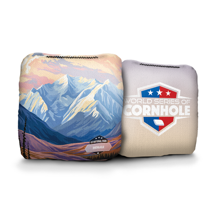 World Series of Cornhole 6-IN Professional Cornhole Bag Rapter - Denali National Park