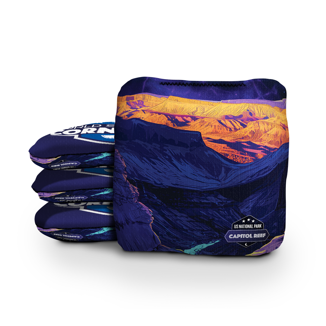 World Series of Cornhole 6-IN Professional Cornhole Bag Rapter - National Park - Capitol Reef