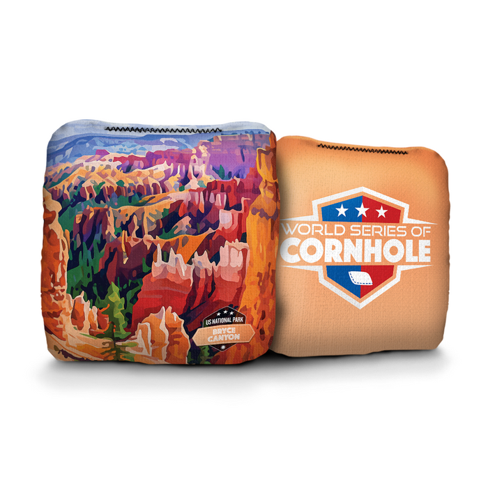 World Series of Cornhole 6-IN Professional Cornhole Bag Rapter - Bryce Canyon National Park